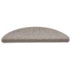 vidaXL Trapmatten zelfklevend 30 st sisal-look 56x17x3cm zilverkleurig