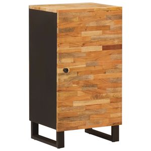 vidaXL Bijzetkast met opslag Bruin 40 x 33 x 75 cm Massief Mango Hout