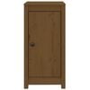 vidaXL Dressoir 39x35x80 cm massief grenenhout honingbruin