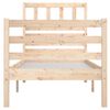 vidaXL Bedframe massief hout 75x190 cm