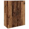 vidaXL Hoge kast 2 pcs Oud hout Bewerkt hout