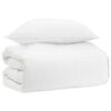 vidaXL Dekbedset met kussen Wit 135 x 200 cm Katoen, Bamboe, Polyester