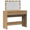 vidaXL Plafondtafel Artisan Eiken 100 x 40 x 120 cm Bewerkt hout
