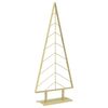 vidaXL Metalen kerstboom met standaard KUOPIO 150 cm Staal Goud