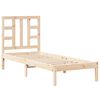 vidaXL Bedframe massief hout 75x190 cm