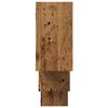 vidaXL Wandschap 159x18x66 cm bewerkt hout oud houtkleurig