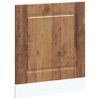 vidaXL Vaatwaspaneel Kalmar 60x1,5x57 cm bewerkt hout oud houtkleurig