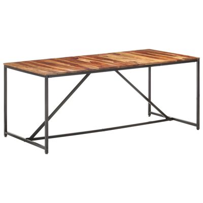 vidaXL Eettafel 180x90x76 cm massief hout