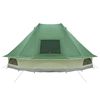 vidaXL Familie Tipi Tent met dak Groen 466 x 310 x 240 cm