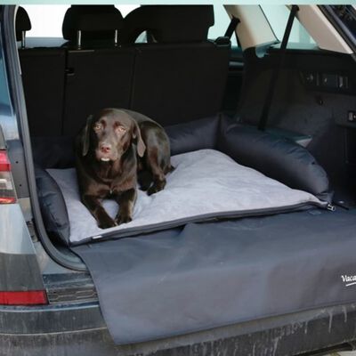 Kerbl Hondenmand voor in de auto 80x60 cm grijs en zwart