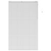 vidaXL Jaloezie Wit 155 x 250 cm 35 mm Massief Paulowniahout