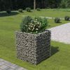 vidaXL Gabion plantenbak verhoogd 90x90x100 cm gegalvaniseerd staal