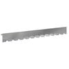 vidaXL Gazonrand 30 st 102 x 10 x 4 cm Staal Zilverkleurig