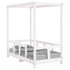 vidaXL Kinderbedframe 70x140 cm massief grenenhout wit