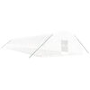 vidaXL Tuinkas met stalen frame 132 m&sup2; 22x6x2,85 m wit