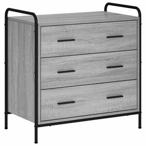 vidaXL Ladenkast Grijs Sonoma 70 x 39,5 x 71 cm Bewerkt hout