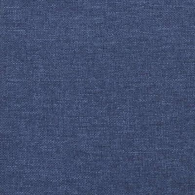 vidaXL Pocketveringmatras 120x200x20 cm stof blauw