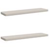 vidaXL 2-delige Bankkussens VUGHT 2 st 100% Polyester Wit