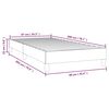 vidaXL Boxspring bed 90x200 cm stof donkergrijs