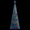 vidaXL LED-kerstboom 475 LEDs kleurrijk 247 cm