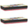 vidaXL Wandplanken 2 pcs Multikleur 40 x 20 x 6 cm Massief mangohout