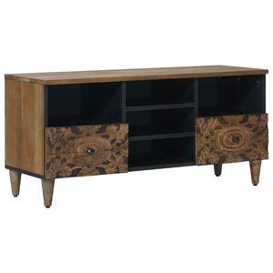 vidaXL TV-kast Bruin 100 x 33 x 46 cm Massief Mango Hout