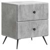 vidaXL Nachtkastje Betongrijs 43 x 34,5 x 47,5 cm Bewerkt hout