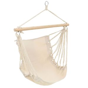 vidaXL Hangstoel creme wit (large)