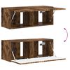 vidaXL Tv-meubelset 4 pcs Gerookt eiken Bewerkt hout