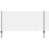 vidaXL gelast draadhek met palen 100 x 1 m PVC-Coated Staal Groen Mesh