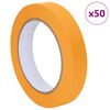 vidaXL Verf Maskertapes 50 pcs Geel 19mm x 50m Papier