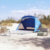 vidaXL Strandtent 2-persoons waterdicht azuurblauw