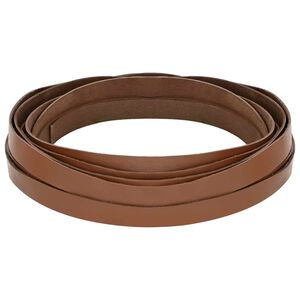 vidaXL Leren riem 1 Bruin 1000 x 2 cm Leer