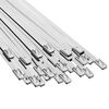 vidaXL Kabelbinders 25 st 4,6 x 350 mm zilver