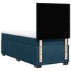 vidaXL Boxspring met matras fluweel blauw 100x200 cm