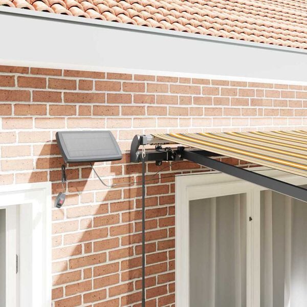 vidaXL Inklapbaar Zonnescherm Multikleur 300 x 250 cm Stof