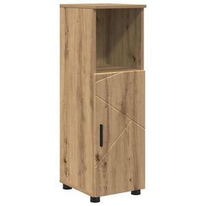 vidaXL Badkamer Kast Artisan Eiken 30 x 35 x 95 cm