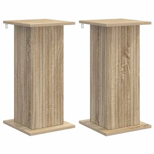 vidaXL Plantenstandaard 2 pcs Sonoma Eiken 30,5 x 30 x 60,5 cm