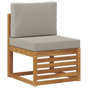 vidaXL Buiten Midden Sofa Massief Acaciahout Naturel