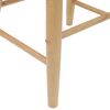 vidaXL Eettafelstoelen 2 pcs Naturel 46 x 37 x 63 cm