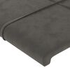 vidaXL Bedframe zonder matras 80x200 cm fluweel donkergrijs