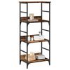 vidaXL Boekenkast 50x33x117,5 cm bewerkt hout oud houtkleurig