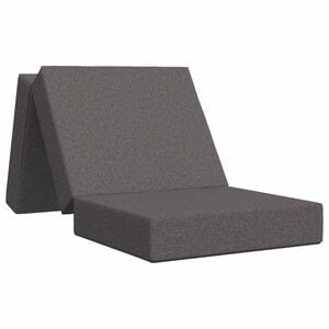 vidaXL Vouwbare Bankbed 75 x 63 x 45 cm Lichtgrijs