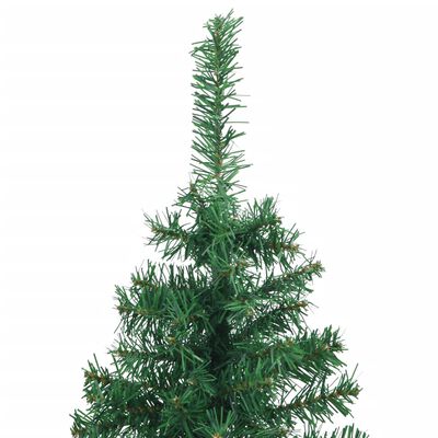 vidaXL Kunstkerstboom hoek 120 cm PVC groen