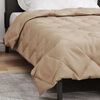 vidaXL Zomer Dekbed Taupe 220 x 135 cm Microfiber