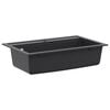 vidaXL Enkele spoelbak Graniet 79,5 x 50,5 x 20 cm Grafiet