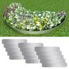 vidaXL Grasboorden 15 st 100x20 cm gegalvaniseerd staal
