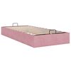 vidaXL Bedframe zonder matras 90x190 cm fluweel roze