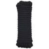 vidaXL Boottouw 14 mm 12 m Zwart Polyester