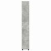 vidaXL Badkamer Kast Beton Grijs 30,5 x 30 x 195 cm Bewerkt hout